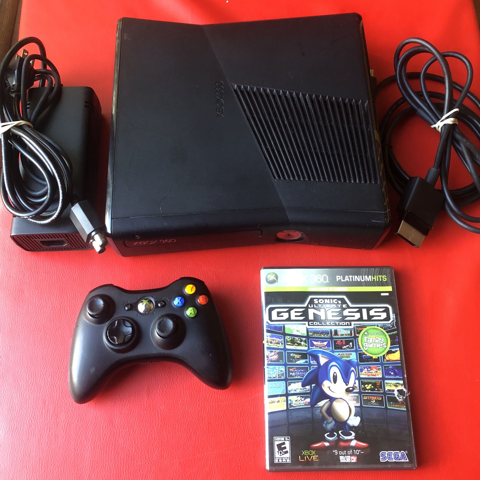 Xbox 360 SlimConsole w/ Sonic's Sega Collection (40 games!)