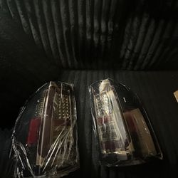 OKSIWA LED Tail Lights Chevy Silverado 03-06 Smoked C-Shape
