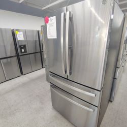 $1800(MSRP$4399, Save $2599)GE Profile SMART French 4 Door Refrigerator With Door-in-Door And Autofill Pitcher 