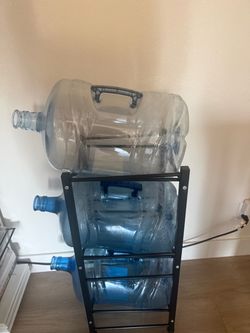 5 gallon water jugs with stand