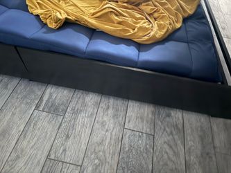 Bed frame and padding