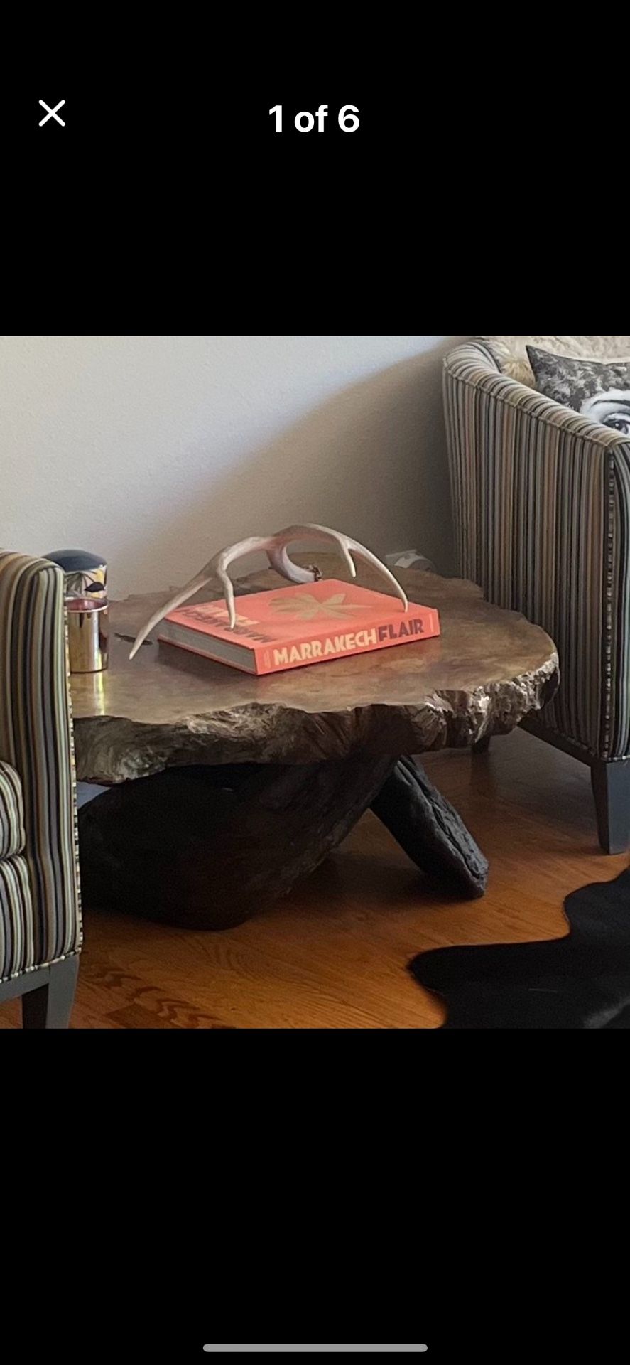 Burlwood/Live Edge Table