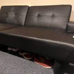 Black futon/bed