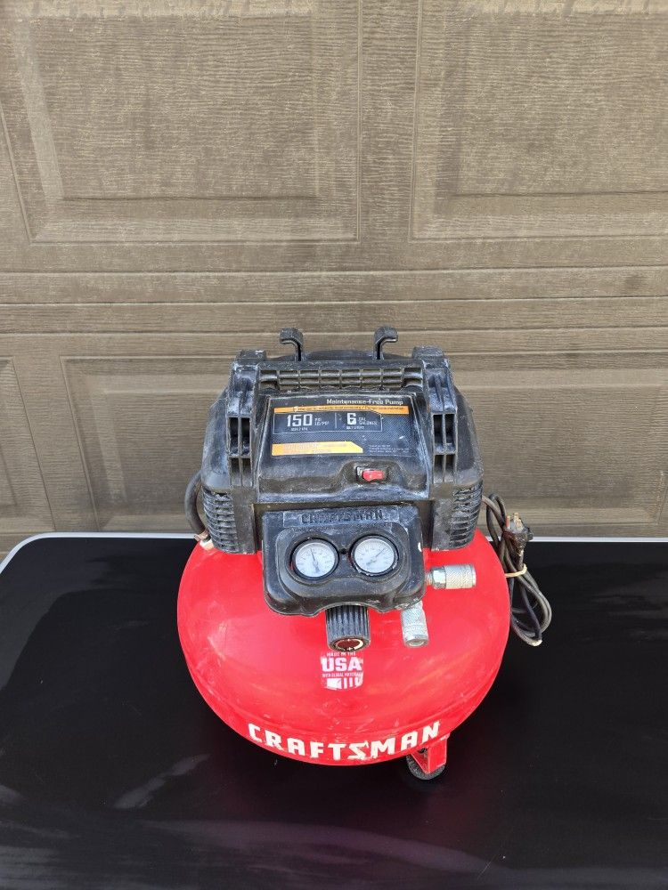 Craftsman 6 Gal Portable Air Compressor 150 Psi