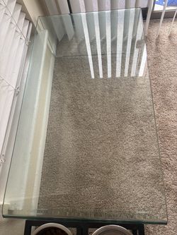 Rectangular Glass coffee table