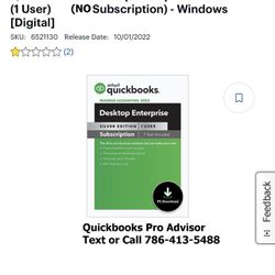 Quickbooks  Enterprise  License  2023 For Windows 