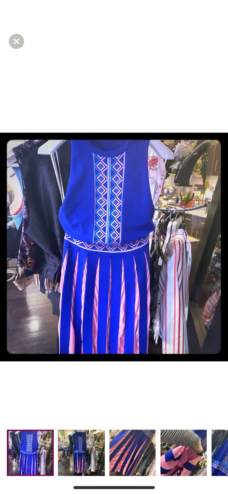 NWT Versace Pleated Dress