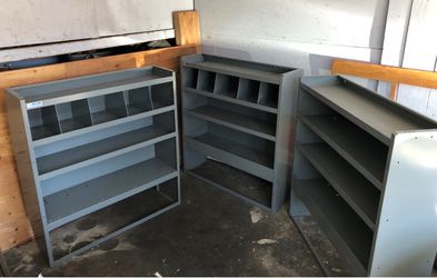Metal Van Shelving Units – Set of 3