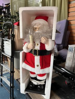 Santa with Candle Light