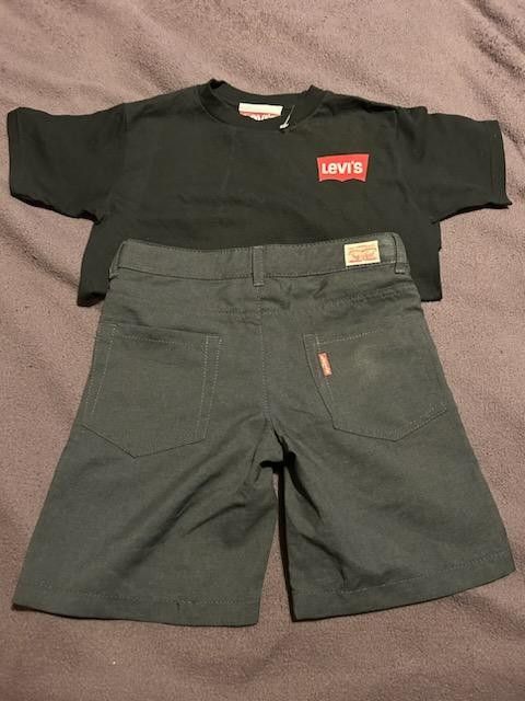 New Custom Kids Levi Unisex Shorts Set Size 6