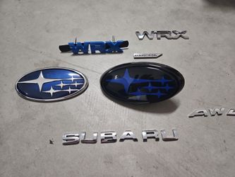 Wrx badges and decals