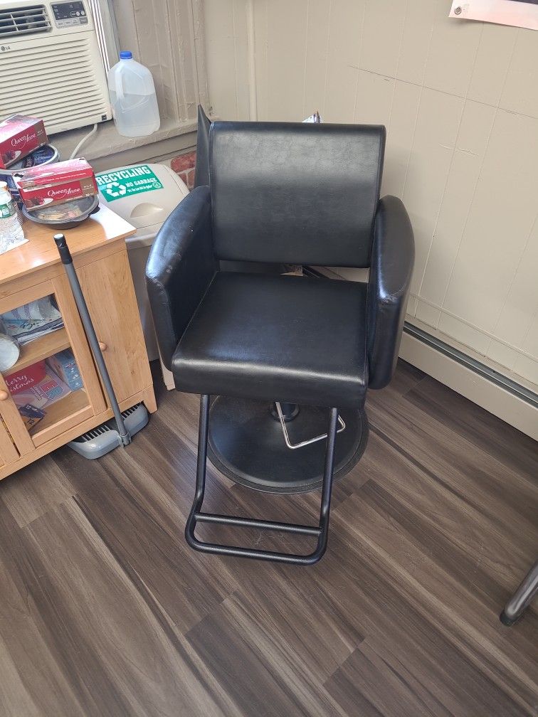Salon chair.