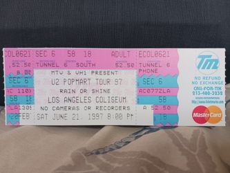 U2 POPMART Tour Concert Ticket