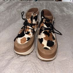 Cow Print Platform Uggs 