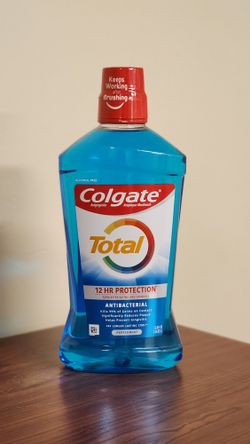 Colgate Total Alcohol Free Mouthwash – Peppermint, 1.0 L