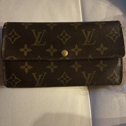 Authentic vintage Louis Vuitton Monogram long wallet 