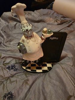 Resin chef figurine
