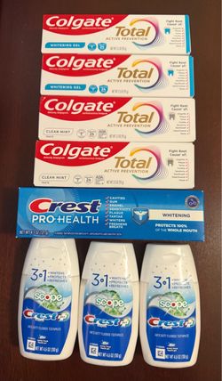 Toothpaste $2 each (Pick Up Only)