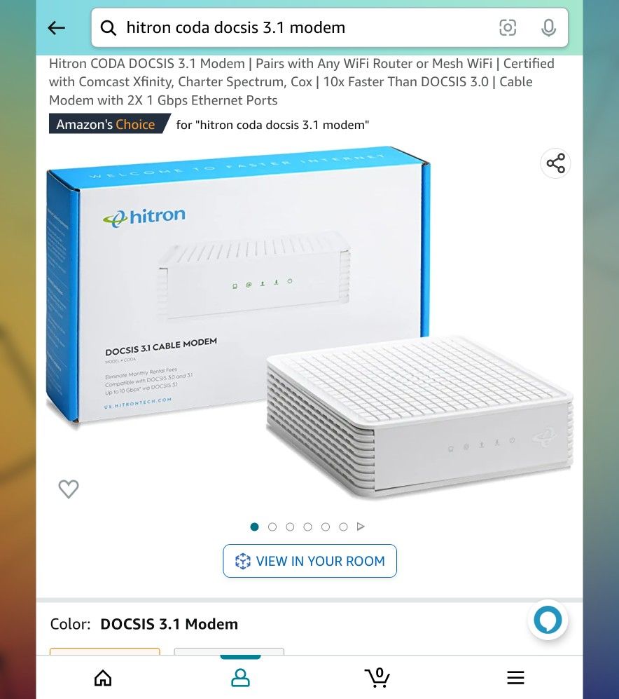 Hitron Coda Modem DOCIS 3.1