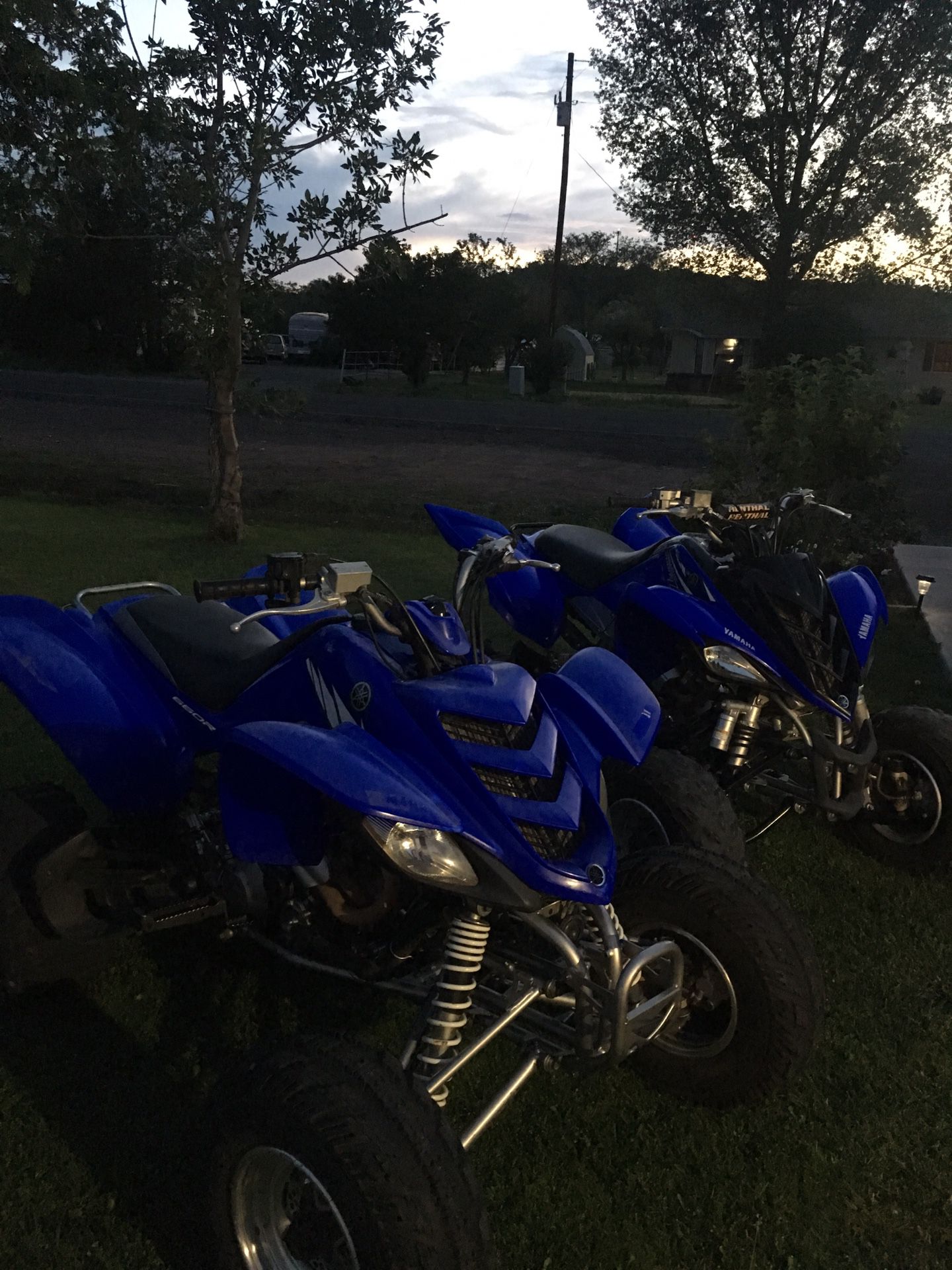 Yamaha raptors 700R and 660 R