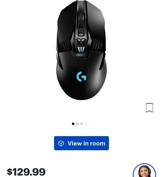 Logitech G903 LIGHTSPEED Wireless Gaming Mouse - Missing Replacable Side Buttons