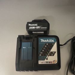Makita 18 V Fast Changer with  BL 1850B 18v 5amp Battery 