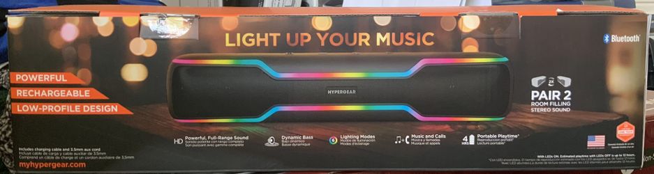 Hyperbeam Hypergear LED Wireless Speaker