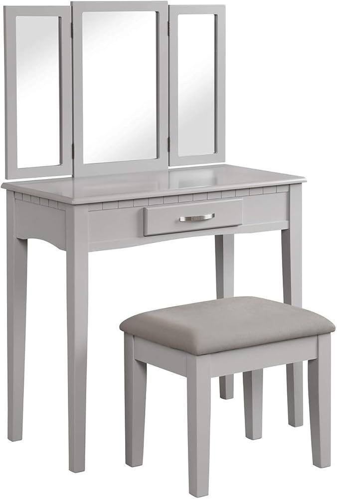 ELLA VANITY TABLE AND STOOL SET - 1/BOX