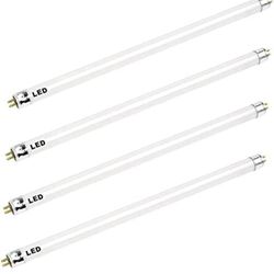 Bluex Bulbs 4 Pack T5 22 Inch LED F14T5WW LED Replacement Bulb F14T5 LED 9 Watts 920 Lumens Warm White 3000k F14 T5 14 Watt 