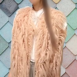 EXTRA SHAGGY FAUX FUR VEST GILET