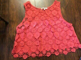 Lace crop top