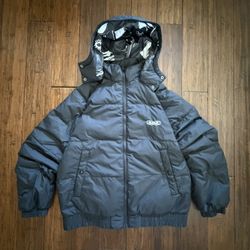 Black Nike Lebron James Puffer Jacket Size Large