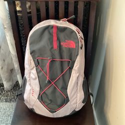 North Face Jester Back Pack Grey/Purple