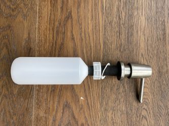 Brushed Nickel Under Sink Mount Soap Dispenser