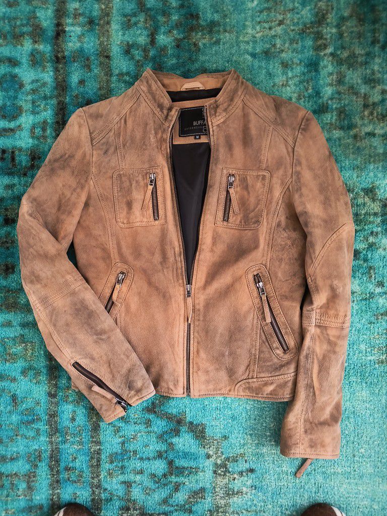 Buffalo Outerwear Suede Leather Jacket - Women's Medium 