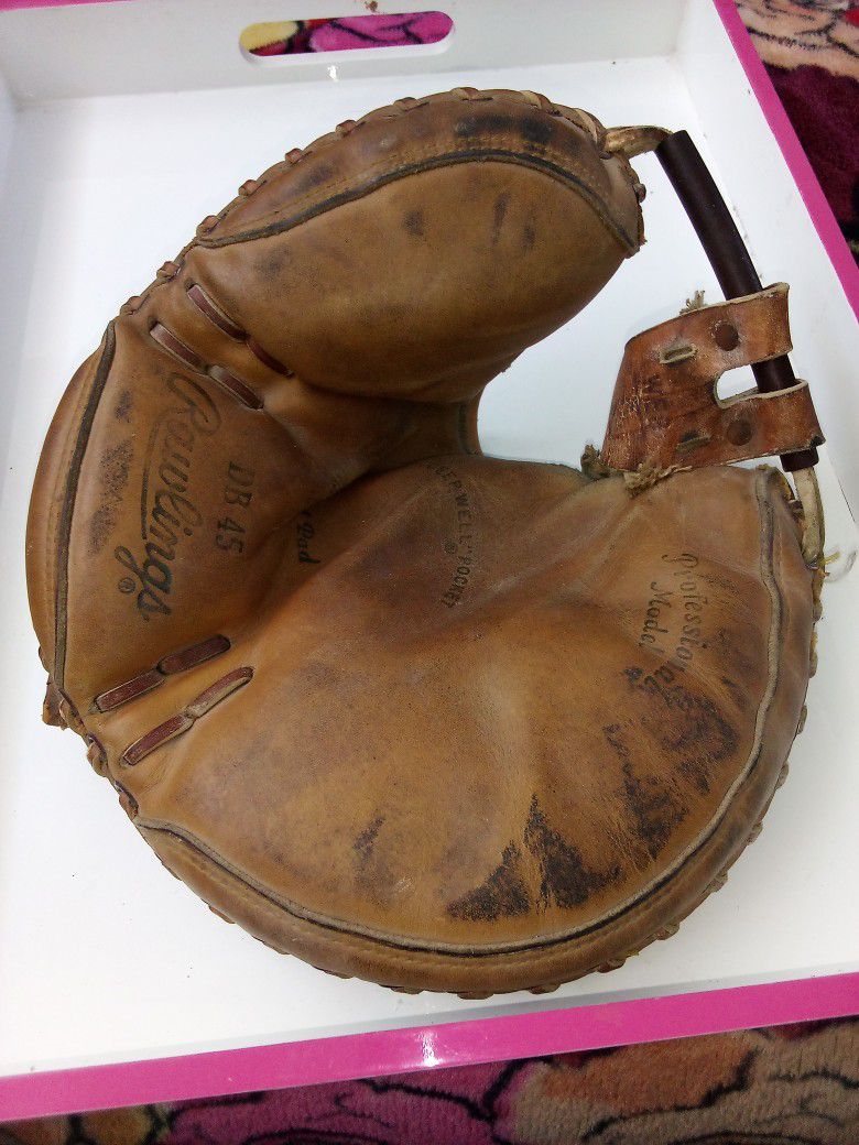 ⚾⚾ 🥊🧤 Old Vintage Catchers Mit Rawlings DB 45 Professional Model  Baseball ⚾ Softball 