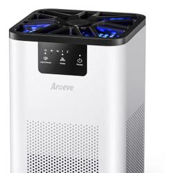 AROEVE Air Purifiers for Bedroom Air Purifier With Aromatherapy Function For Pet Smoke Pollen Dander Hair Smell 20dB Air Cleaner For Bedroom Office Li