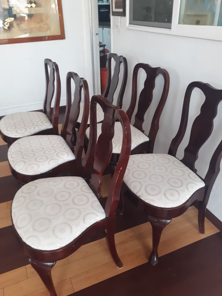 Dining room table chairs price for all six chairs