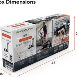 Proform Cadence LE rear Drive Elliptical With 14” Stride Ifit Bluetooth Enabled 