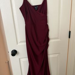 Burgundy Dress Size M