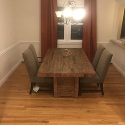Dining Room Table with 4 Chairs 