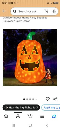 12ft halloween inflatable pumpkin