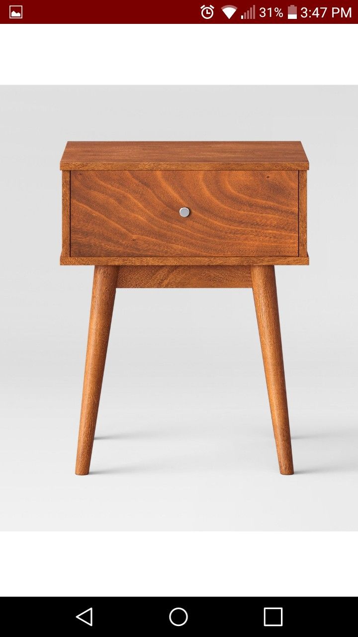 New**24" Amherst Mid Century Modern Side Table Brown - Project 62