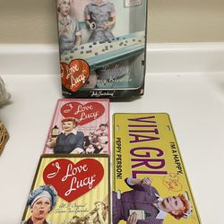 I Love Lucy Memorabilia DVDs, Doll, License Plate 