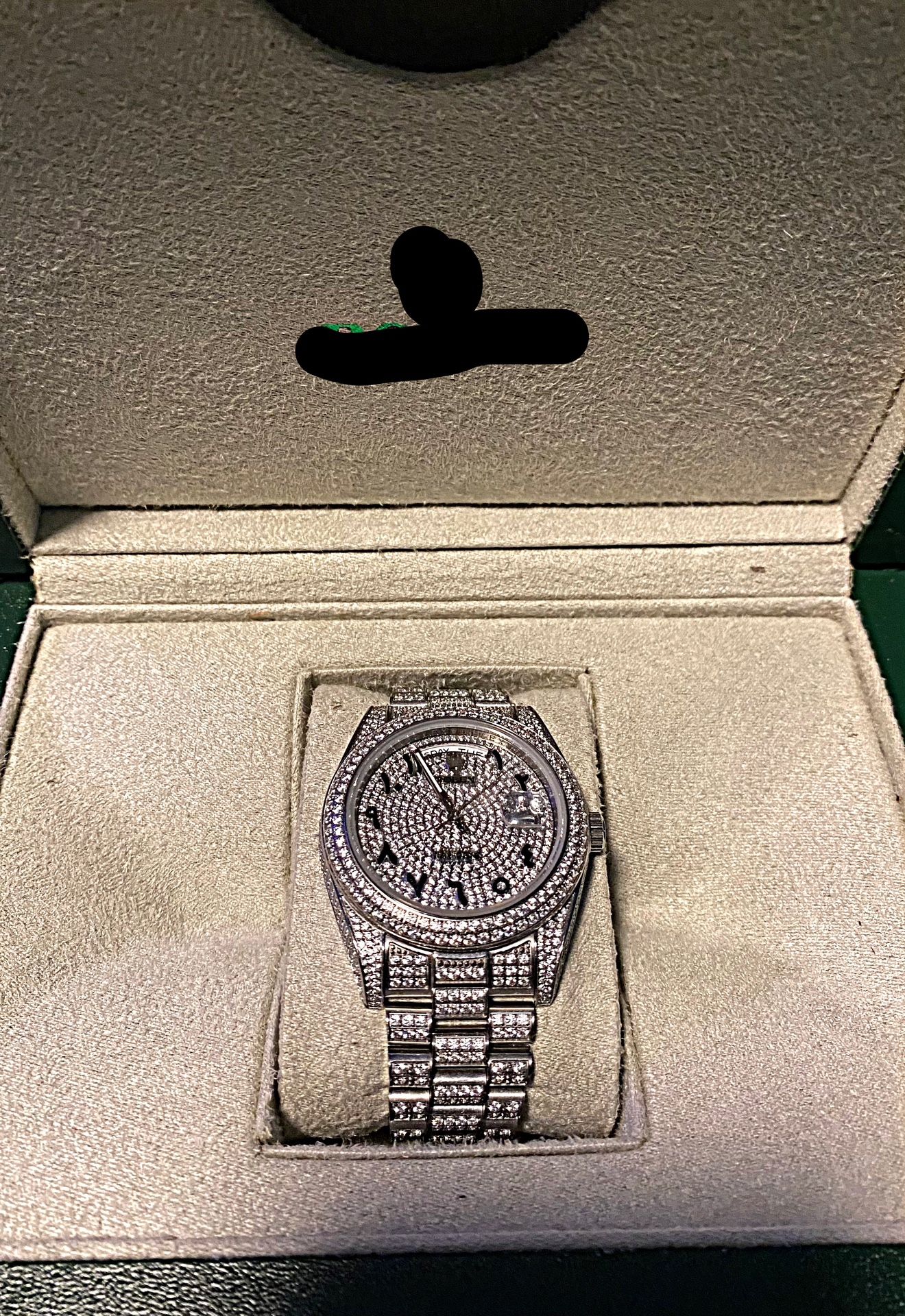 Bustdown Diamond Watch