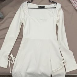 White Graduation Dress