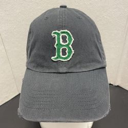 BOSTON RED SOX FITTED Hat Cap MEDIUM MLB Baseball IRELAND SHAMROCK IRISH RARE