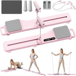 Pink Pilates Board Pro Max Pilates Board MERACH NEW With Digital Smart Display Counter