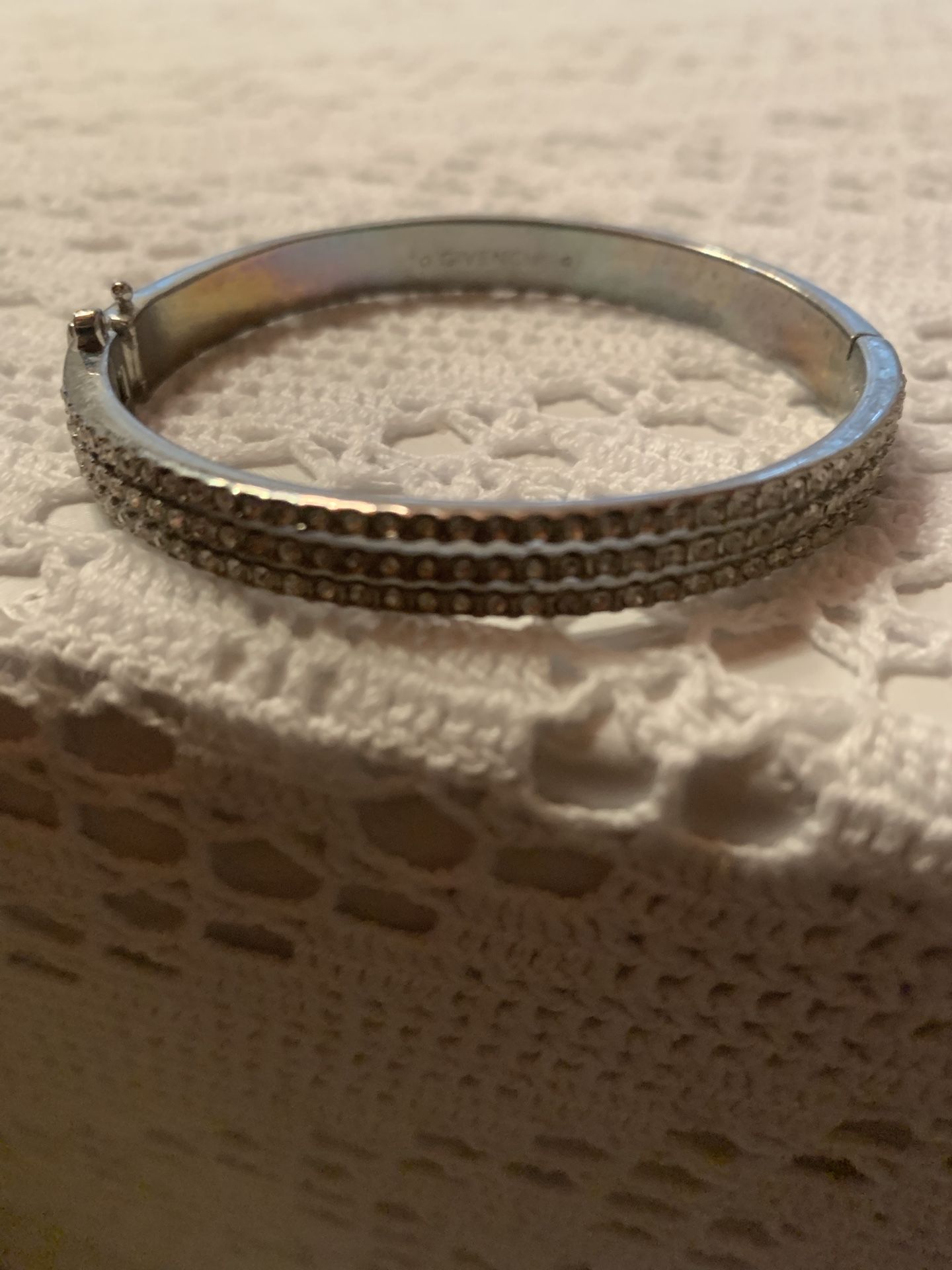 Vintage Givenchy Silvertone Bracelet