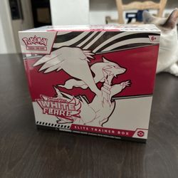 White Flare Elite Trainer Box Pokemon TCG